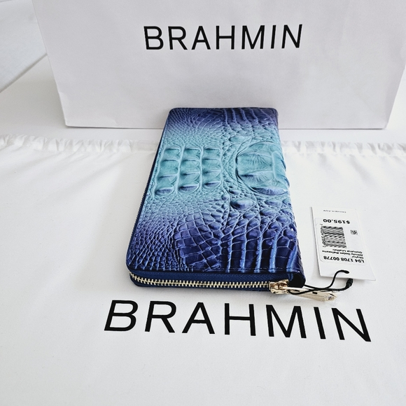 NWT Brahmin Affinity Ombre Melbourne Skyler Clutch - Picture 5 of 16